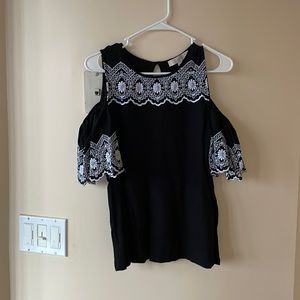 Black and white Loft shirt